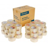 Shurtape AP101 1.6 Mil Clear Acrylic Adhesive Carton Sealing Tape -  2" x 110 yds, 36 per case